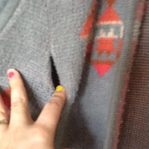 Free people we the free aztec sweater wool xs 0 2 - Picture 5 of 7